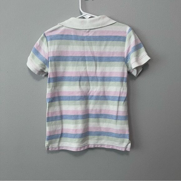Janie and Jack Pastel Striped Polo Size 5 - Picture 4 of 8